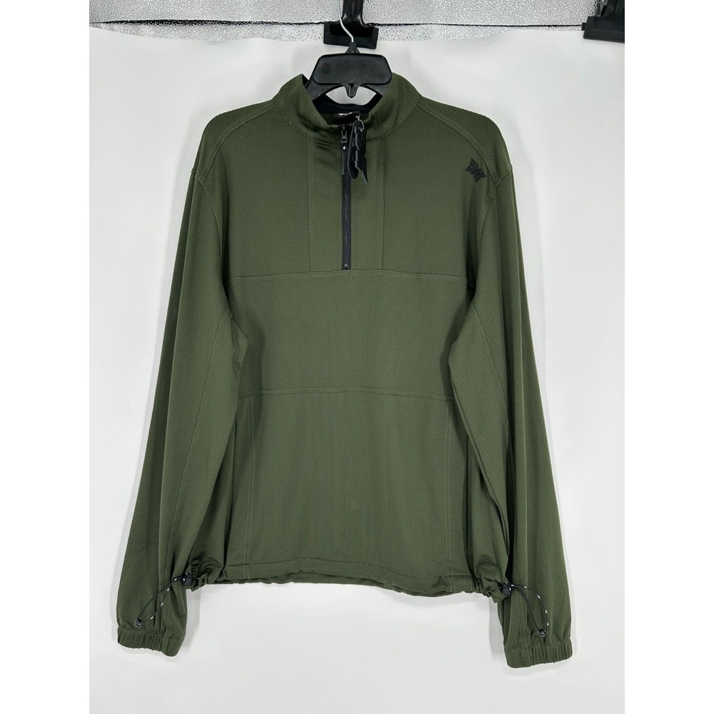 PXG‎ Perforated Jersey Quarter 1/4 Zip Mens Medium Golf Pullover Jacket Green